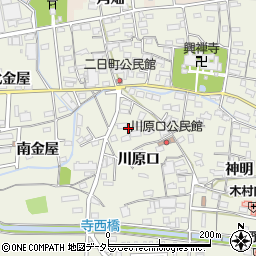 愛知県犬山市羽黒川原口22周辺の地図