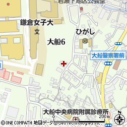 大船松竹ビル周辺の地図