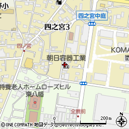 朝日容器工業株式会社　平塚工場周辺の地図