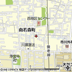 桂モータース工場周辺の地図