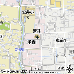 大垣市立　安井幼稚園周辺の地図