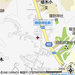 神奈川県鎌倉市植木76周辺の地図