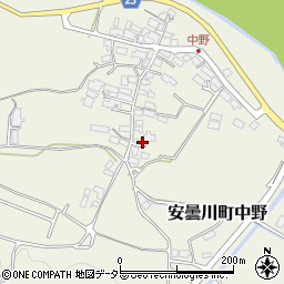 滋賀県高島市安曇川町中野285周辺の地図