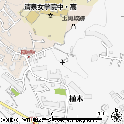 神奈川県鎌倉市植木425-64周辺の地図