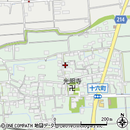岐阜県大垣市十六町194周辺の地図