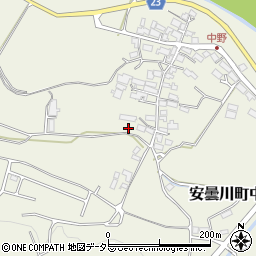 滋賀県高島市安曇川町中野289周辺の地図
