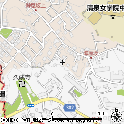神奈川県鎌倉市植木469周辺の地図