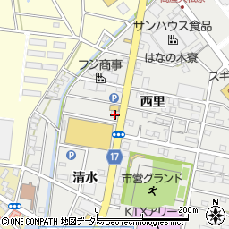 新時代江南店周辺の地図