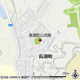 長瀬町公民館周辺の地図