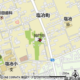 神門寺周辺の地図