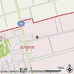 滋賀県米原市長沢周辺の地図