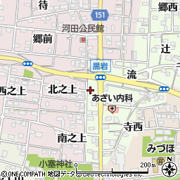 愛知県一宮市浅井町黒岩石刀山1周辺の地図