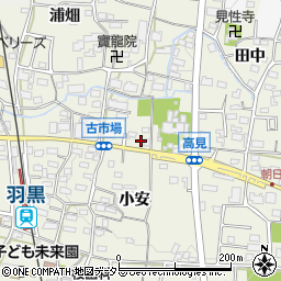 愛知県犬山市羽黒小安12周辺の地図