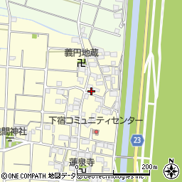 岐阜県大垣市墨俣町下宿36周辺の地図