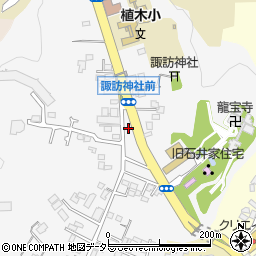 神奈川県鎌倉市植木105-4周辺の地図