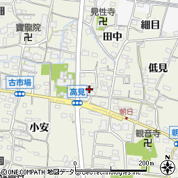 愛知県犬山市羽黒高見周辺の地図