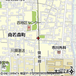 岐阜県大垣市南若森町400-3周辺の地図