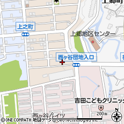 神奈川県横浜市栄区上之町57周辺の地図