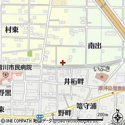 愛知県一宮市北方町曽根村東435周辺の地図