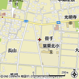愛知県一宮市光明寺畳手9周辺の地図