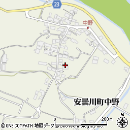 滋賀県高島市安曇川町中野295周辺の地図