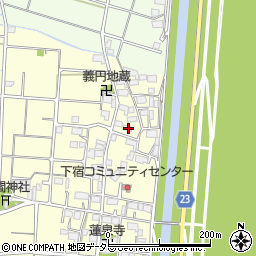 岐阜県大垣市墨俣町下宿34周辺の地図