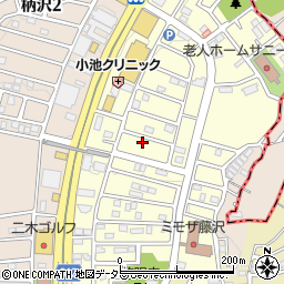 神奈川県藤沢市並木台周辺の地図