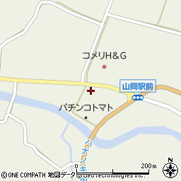 岐阜県恵那市山岡町上手向86周辺の地図