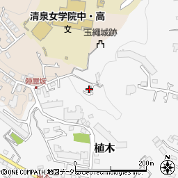 神奈川県鎌倉市植木425-54周辺の地図