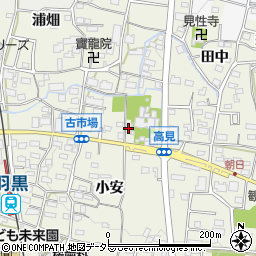 愛知県犬山市羽黒小安41周辺の地図