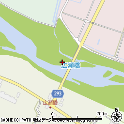 広瀬橋周辺の地図