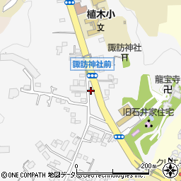 神奈川県鎌倉市植木105-2周辺の地図