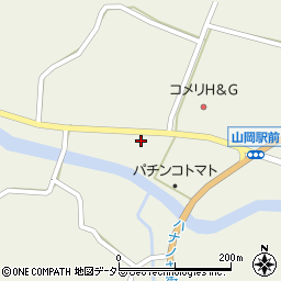 岐阜県恵那市山岡町上手向99周辺の地図