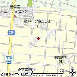 岐阜県大垣市墨俣町下宿561-1周辺の地図