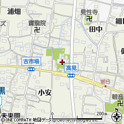愛知県犬山市羽黒小安40周辺の地図