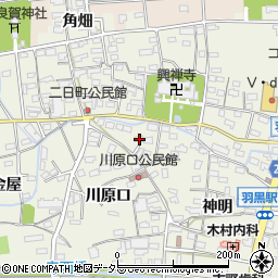 愛知県犬山市羽黒川原口36周辺の地図