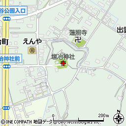 塩冶神社周辺の地図