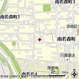 岐阜県大垣市南若森町817-1周辺の地図