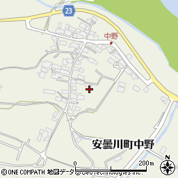 滋賀県高島市安曇川町中野298周辺の地図