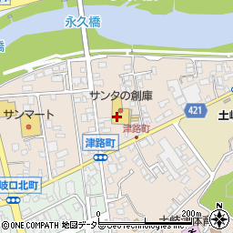 サンタの創庫土岐店周辺の地図