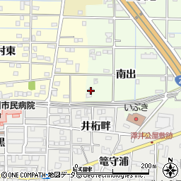 愛知県一宮市更屋敷南出36-1周辺の地図