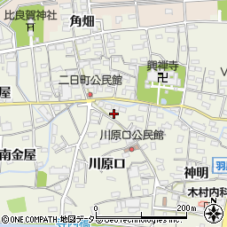 愛知県犬山市羽黒川原口37周辺の地図