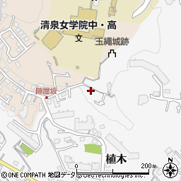 神奈川県鎌倉市植木425-16周辺の地図