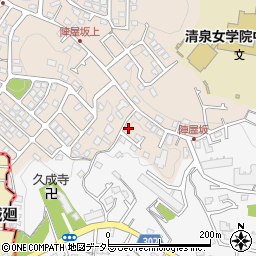 神奈川県鎌倉市植木469-18周辺の地図