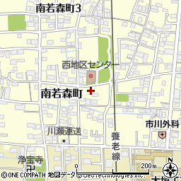 岐阜県大垣市南若森町433-6周辺の地図