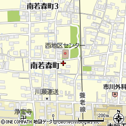 岐阜県大垣市南若森町433-5周辺の地図