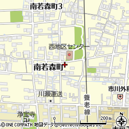 岐阜県大垣市南若森町433-4周辺の地図