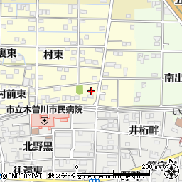 愛知県一宮市北方町曽根村東413周辺の地図