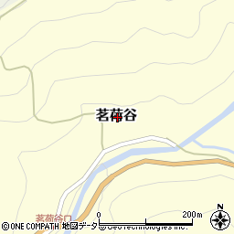 鳥取県八頭郡若桜町茗荷谷周辺の地図
