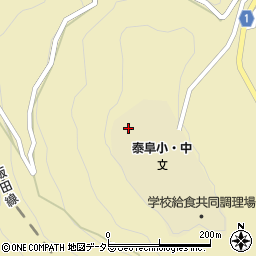 長野県下伊那郡泰阜村6221周辺の地図